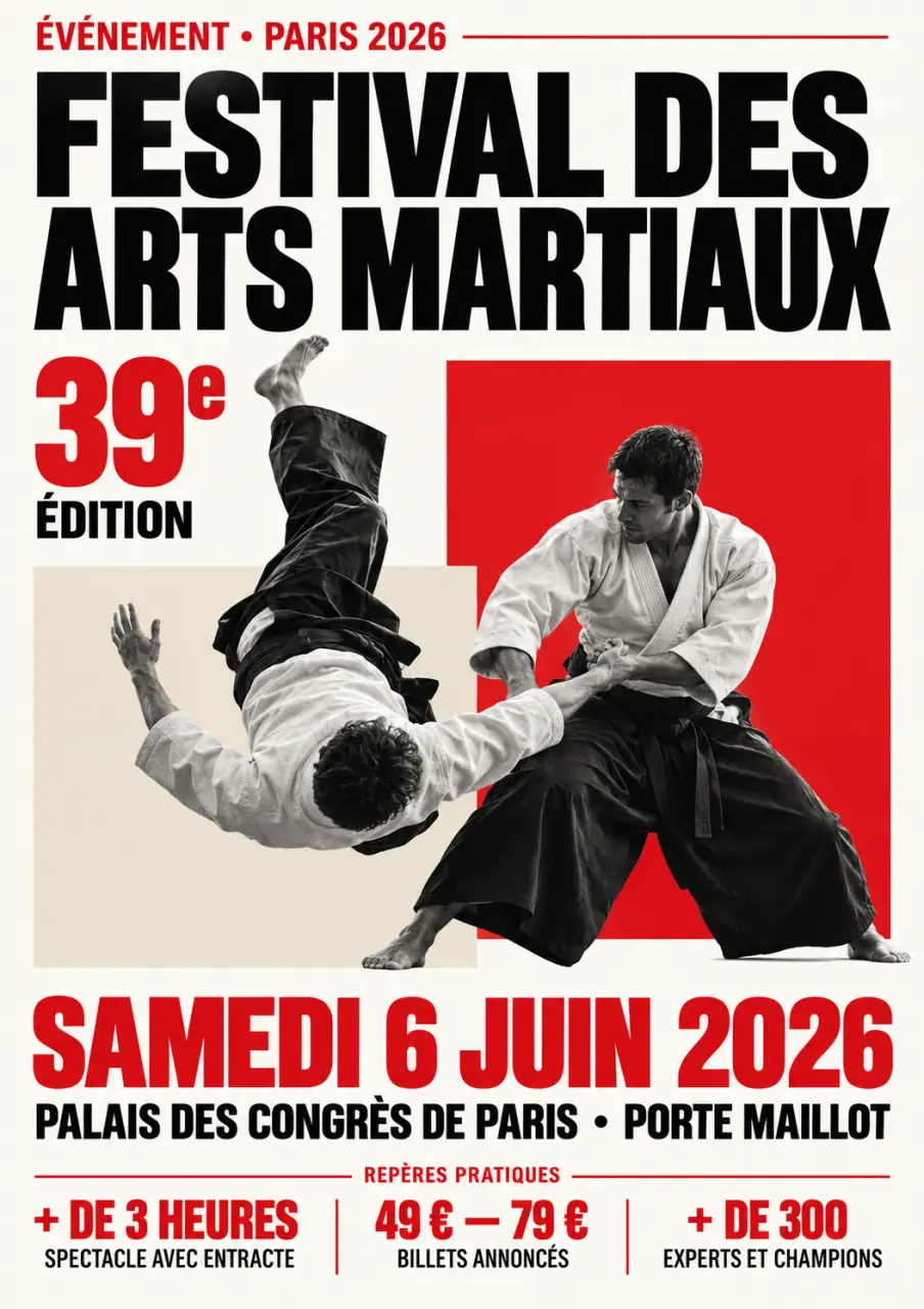 Festival des Arts Martiaux 2026 : date, lieu, durée et tarifs des billets