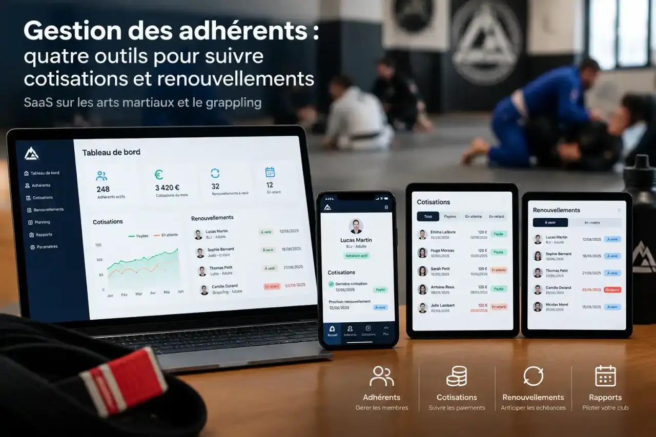 Gestion des adhérents : quatre outils pour suivre cotisations et renouvellements