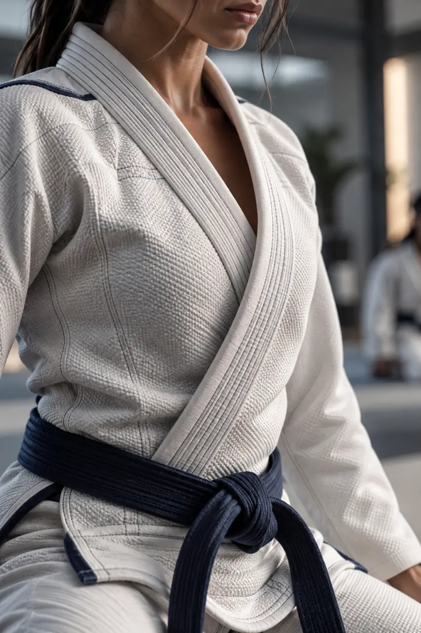 Kimono JJB femme : une coupe ajustée et un tissage adaptés à chaque pratique