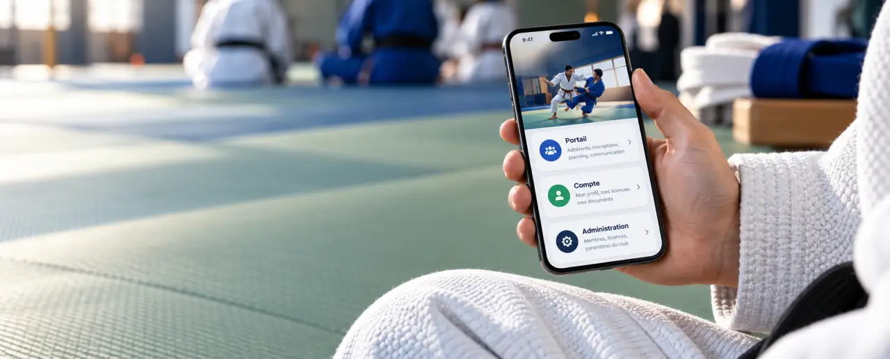 Judo Manager : le bon accès entre portail, compte et administration